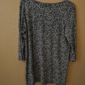 J. Jill Monochrome Zigzag Top